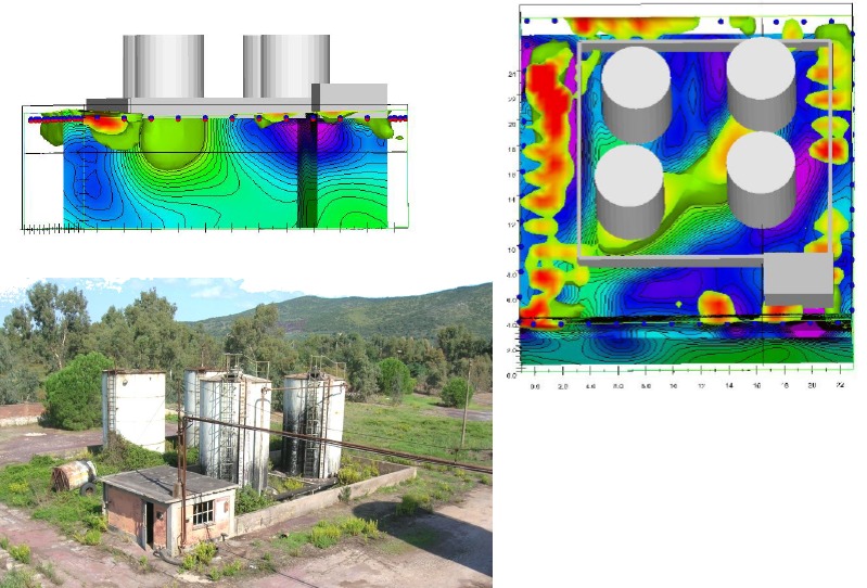 Recherche de polluants par tomographie 3D